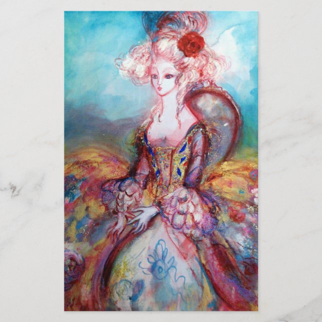 MADAME POMPADOUR BREVPAPPER (Framsida)