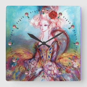 MADAME POMPADOUR FYRKANTIG KLOCKA