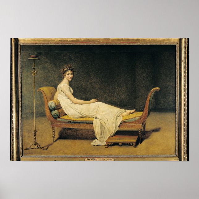 Madame Recamier, 1800 Poster (Framsidan)