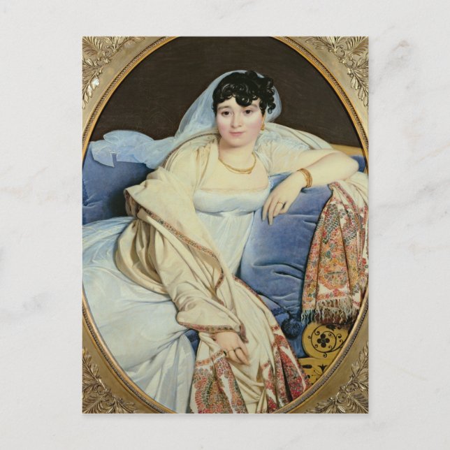 Madame Riviere nee Marie Francoise Jacquette Vykort (Framsida)