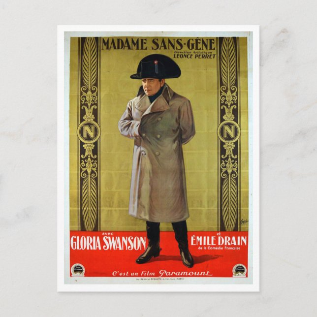 Madame Sans-Gêne (film, 1925) Vykort (Framsida)