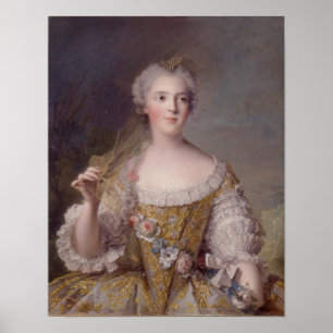 Madame Sophie of Frankrike - Jean-Marc Nattier Poster