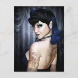 Madame Sophie Vampire Queen Postcard Vykort