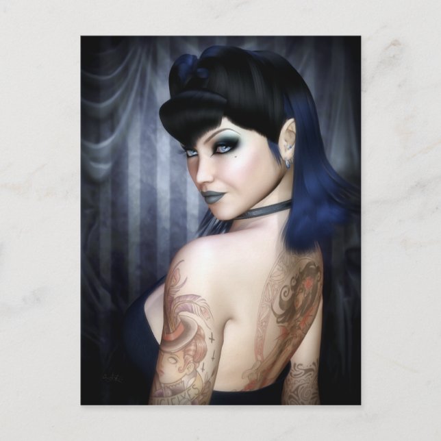 Madame Sophie Vampire Queen Postcard Vykort (Framsida)