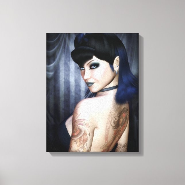 Madame Sophie Vampire Queen Wrapped Canvas Skriv u (Framsida)