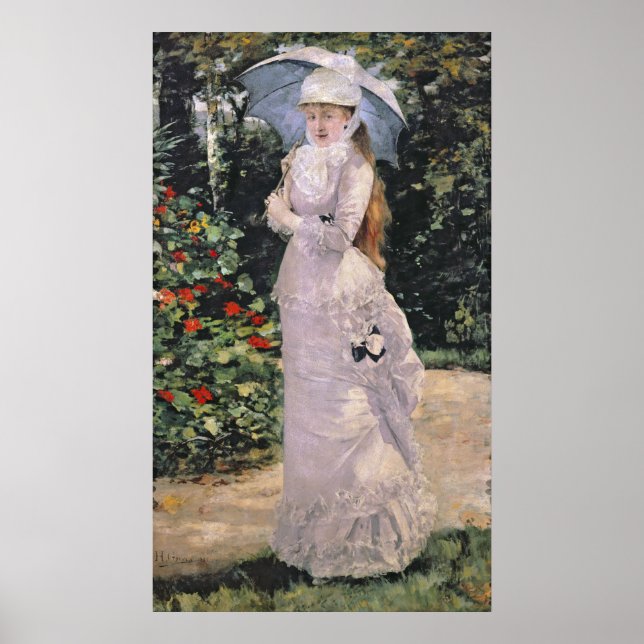 Madame Valtesse de la Bigne, 1889 Poster (Framsidan)