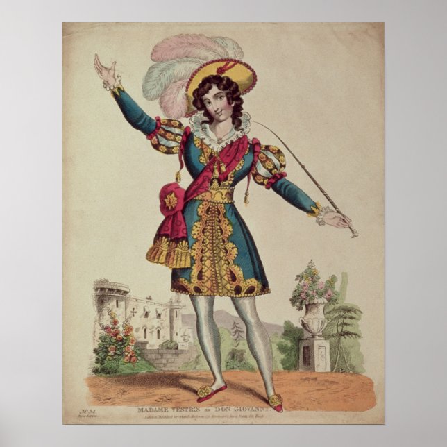 Madame Vestris Poster (Framsidan)