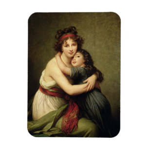 Madame Vigee-Lebrun och hennes dotter Magnet