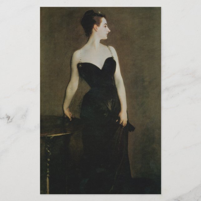Madame X av John Singer Sargent (Framsida)