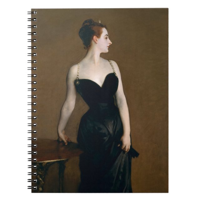Madame X av John Singer Sargent Anteckningsbok (Framsidan)