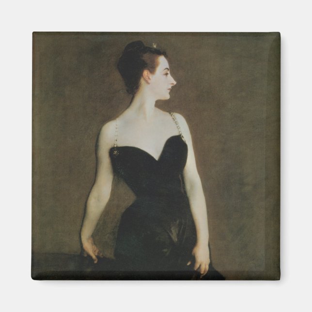 Madame X av John Singer Sargent Magnet (Framsidan)