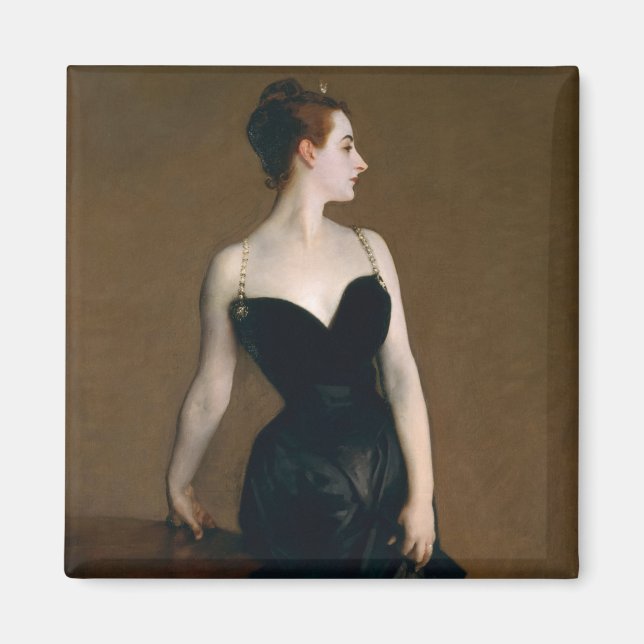Madame X av John Singer Sargent Magnet (Framsidan)