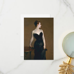 Madame X av John Singer Sargent Tack Kort