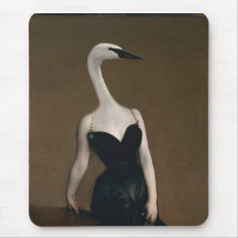 Madame X har en swanlik Nacke Mousepad