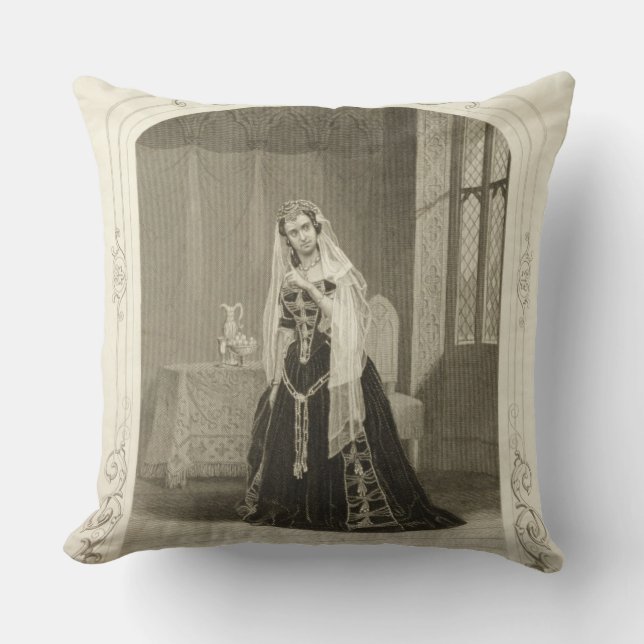 Madamen Celeste som princessen Katherine, agerar Kudde (Framsida)