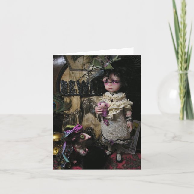 Madamen" vet att all den" noterar kortet kort (Framsida)