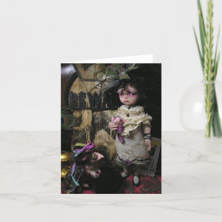 Madamen" vet att all den" noterar kortet kort