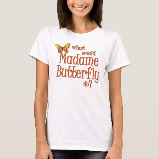 Madamfjäril T-shirt (Framsida)