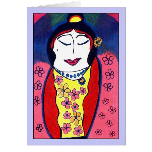 Madamförmögenhet burk för kaka OBS kort (Framsidan)