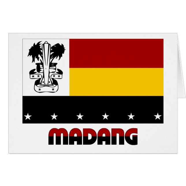 Madang landskap, PNG Hälsningskort (Framsidan Horizontal)