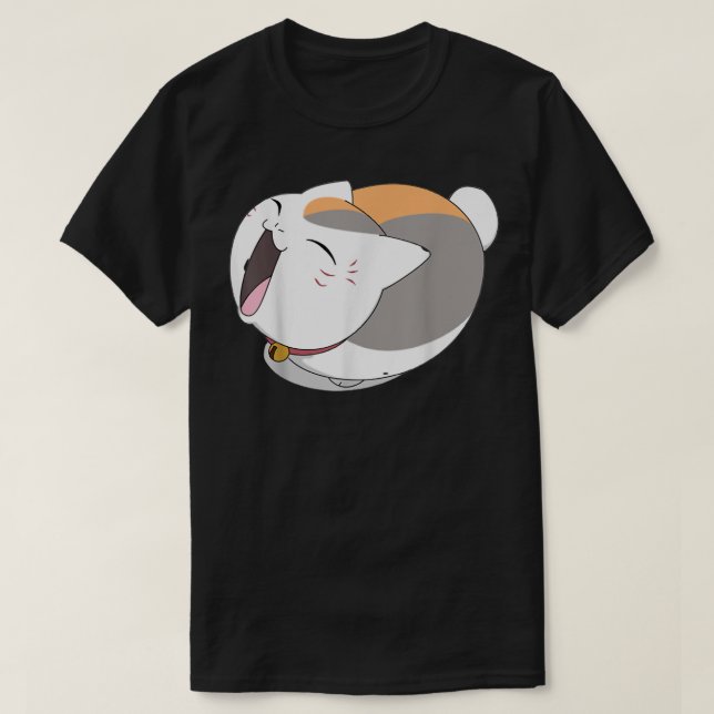 Madara Natsume Yuujinchou, Cute anime neko yawning T Shirt (Design framsida)