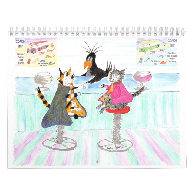 MadCatWoman & kattkalender Kalender (Omslag)