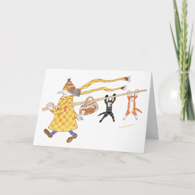 MadCatWoman och henne Polecats Kort (Framsida)