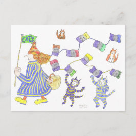 MadCatWoman Scarves i tvätta Vykort