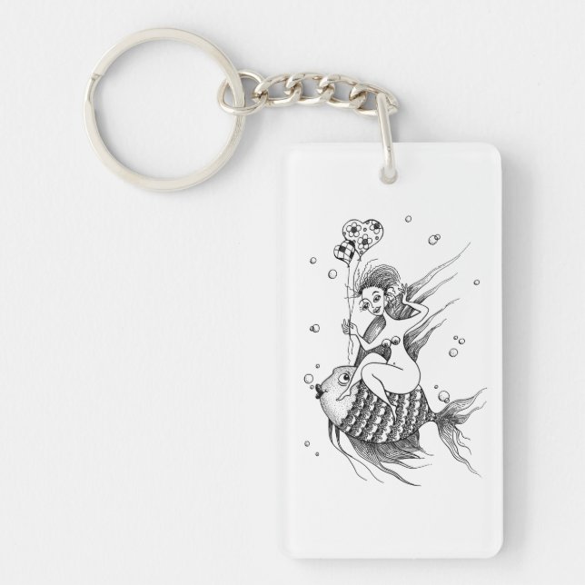 Mädchen auf einem Fischrücken (Framsidan)
