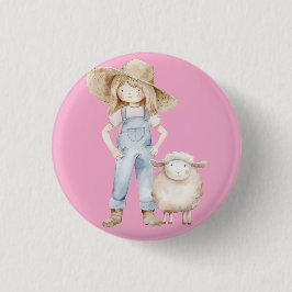 Mädchen mit Lamm Knapp