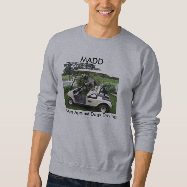 MADD - Mammor mot hundkörning Lång Ärmad Tröja (Framsida)