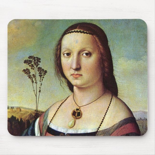 Maddalena Doni - Raphael - c1506 Musmatta (Framsidan)