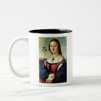 Maddalena Doni - Raphael - c1506 Två-Tonad Mugg