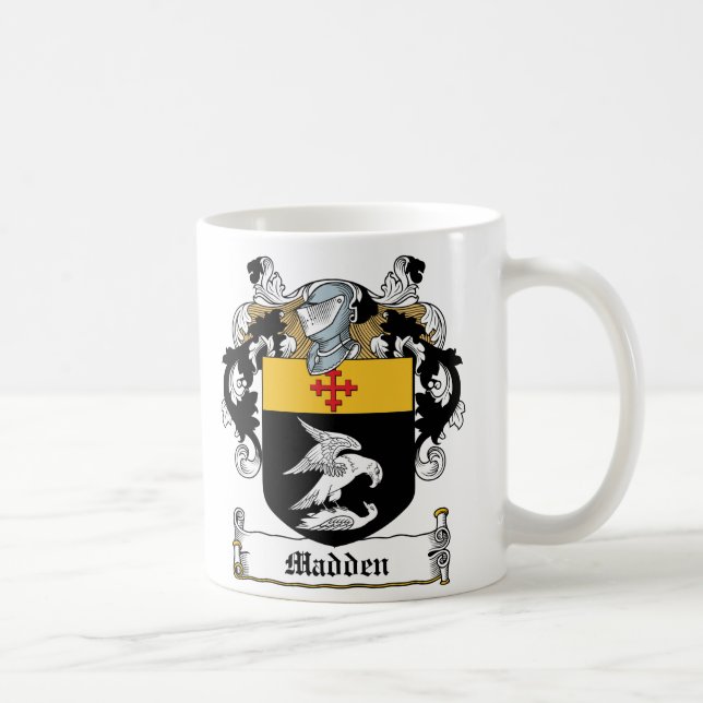 Madden familjvapenskölden kaffemugg (Höger)