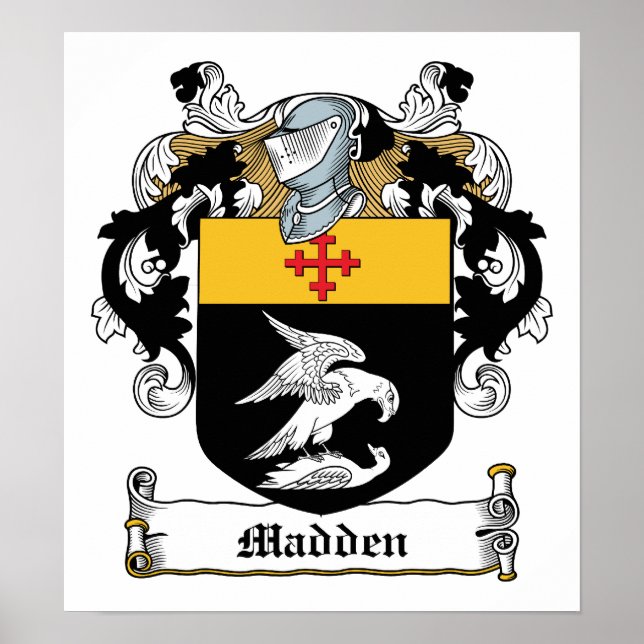 Madden Family Crest Poster (Framsidan)