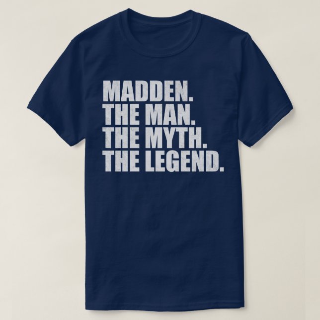 MaddenMadden Namn Madden given namn T Shirt (Design framsida)