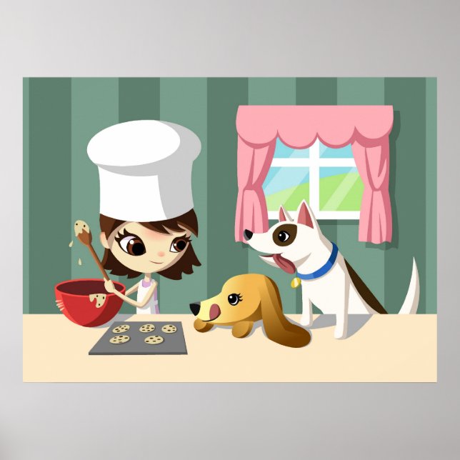 Maddi och de Hungriga Valperna Poster (Framsidan)