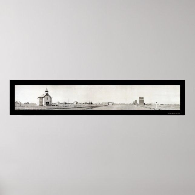 Maddock, ND School Photo 1913 Poster (Framsidan)