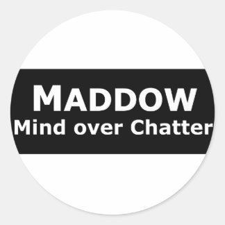 Maddow-dekal Runt Klistermärke