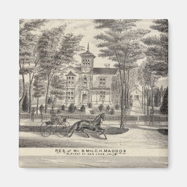 Maddox, kända residenser magnet (Framsidan)