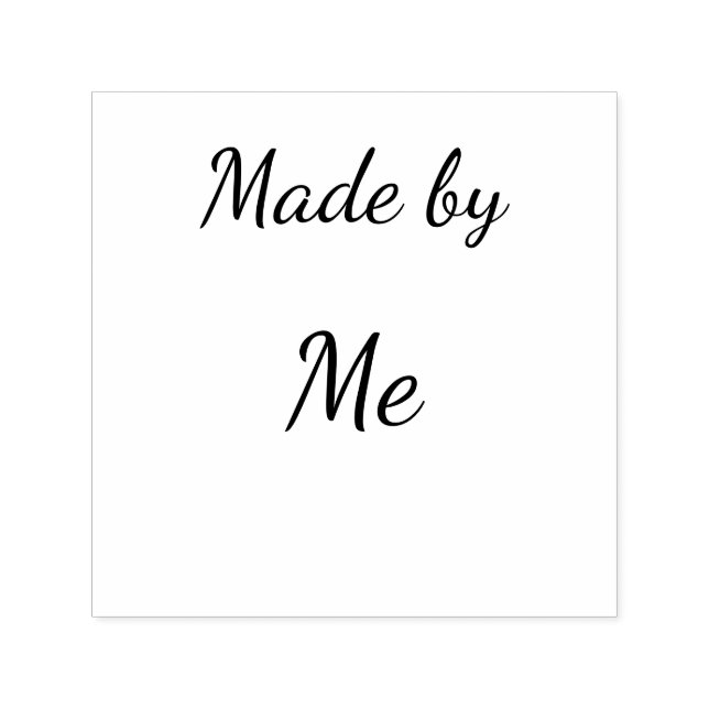 Made by Me Anpassningsbar Självfärgande Stämpel (Design)