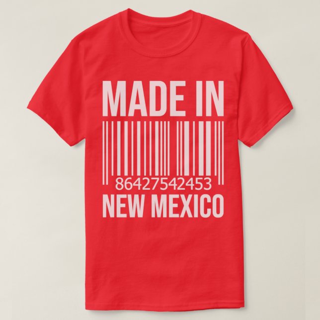 Made i New mexico T Shirt (Design framsida)
