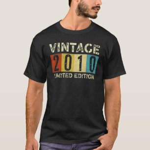 made in 12-årig Vintage 2010 12:e Birthday T Shirt