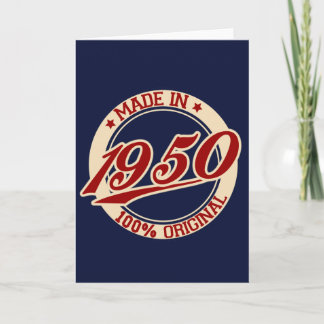 made in 1950 kort