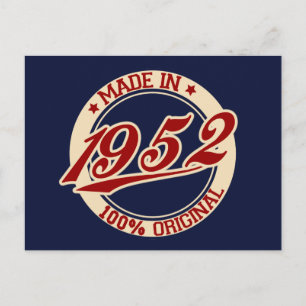 made in 1952 vykort