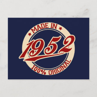 made in 1952 vykort