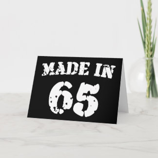 made in 1965 kort