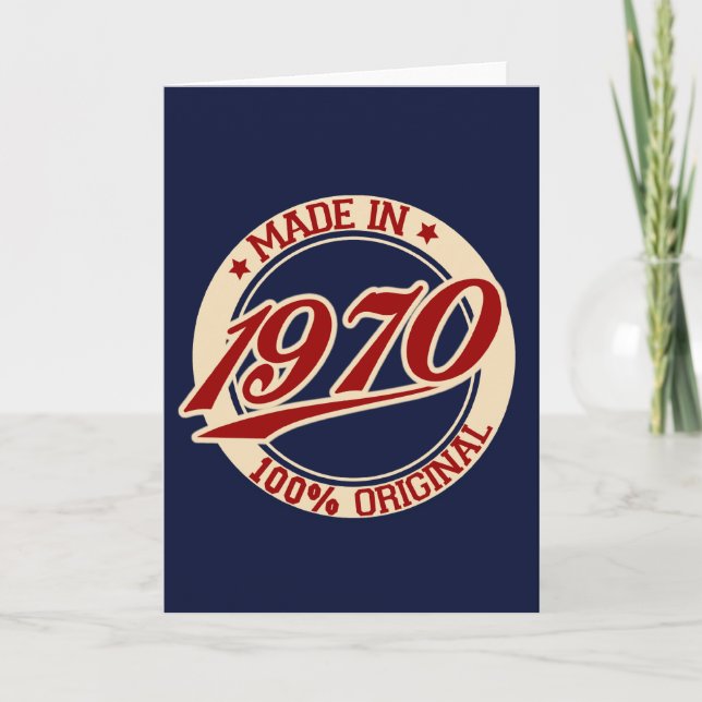 made in 1970 kort (Framsida)