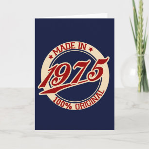 made in 1975 kort