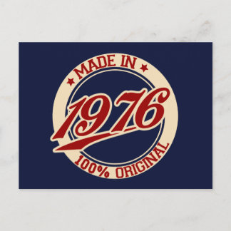 made in 1976 vykort